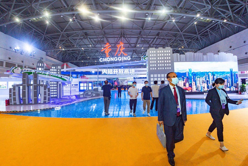 5月21日，西洽會現場。鄒樂攝