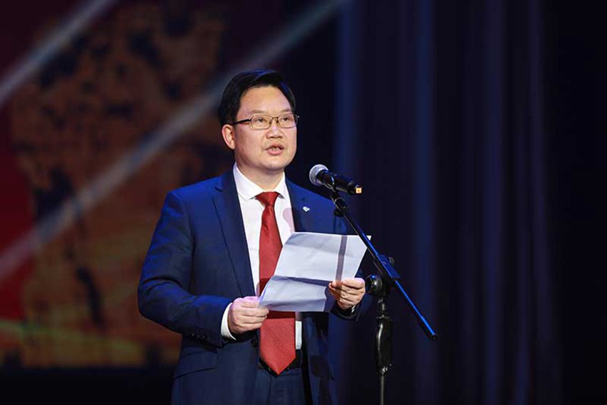 重慶理工大學黨委書記康騫。向詩佳攝