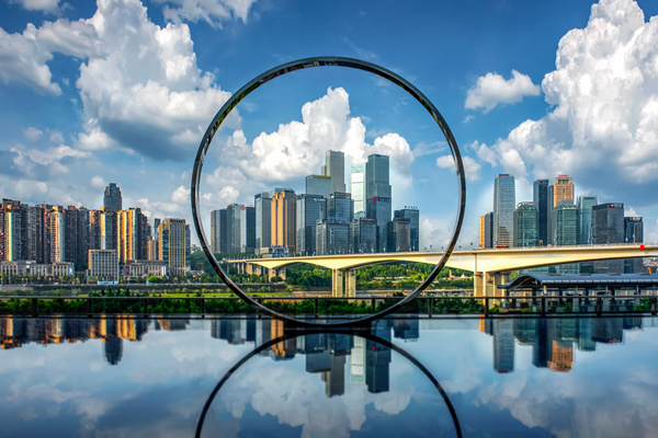 江北嘴中央商務區。江北區委宣傳部供圖