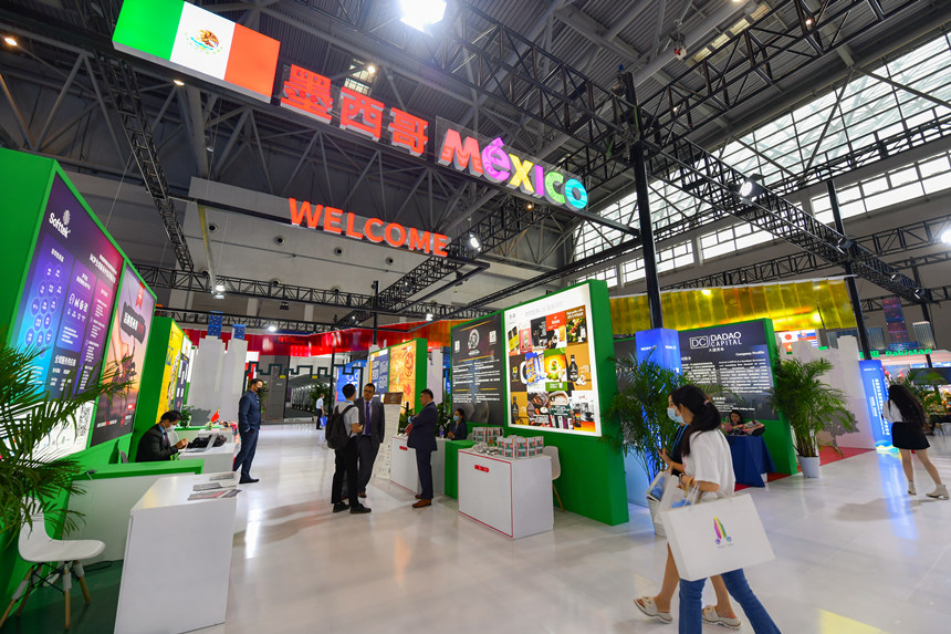 墨西哥展廳。鄒樂攝