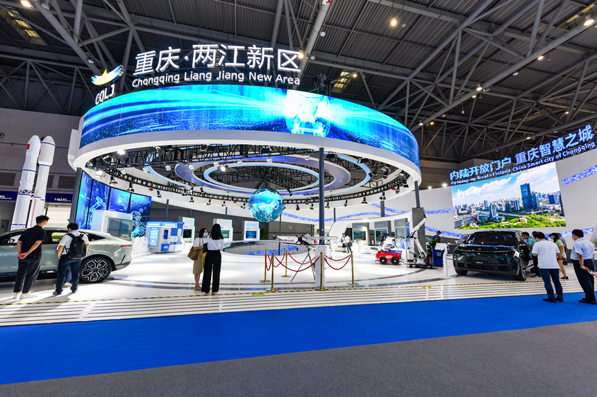 第四屆西洽會現場。鄒樂攝