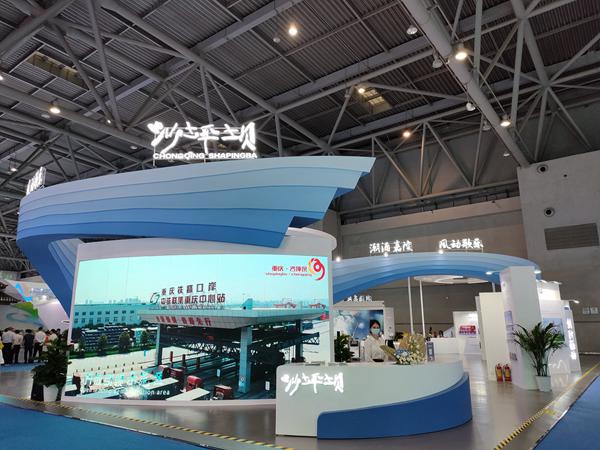 沙坪壩區展廳。林霞攝