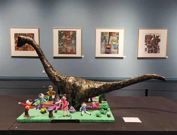 “童真童趣——合川兒童畫視界”展覽。合川美術館供圖