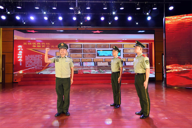 情景劇《永遠的傳承》。郭傳武攝