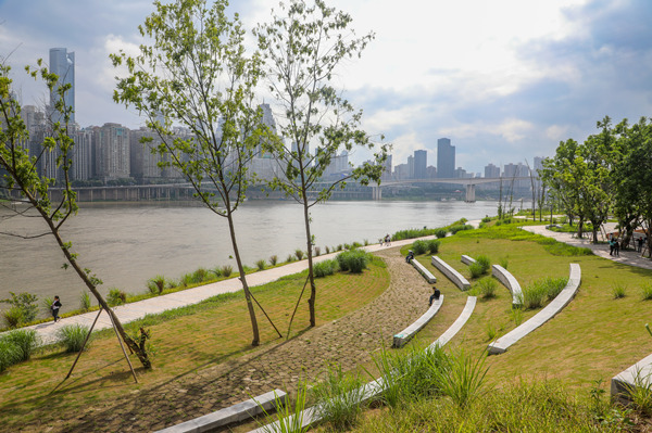 江灘公園。江北區委宣傳部供圖