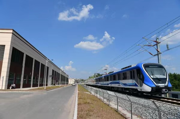 即將通車的市郊鐵路江津—跳磴線。蘇盛攝