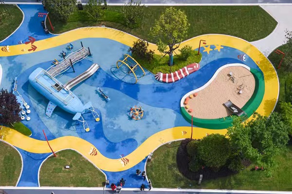 海成·南濱上院F2組團交付實景圖。海成集團供圖