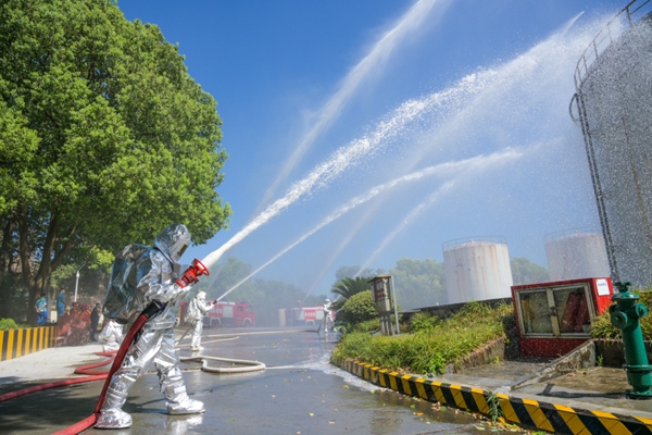 演練現場。永川區消防救援支隊供圖