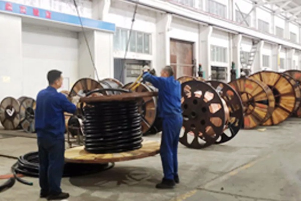 在鴿牌公司，生產現場緊張有序，確保重點產品按期實現交付。重慶機電集團供圖