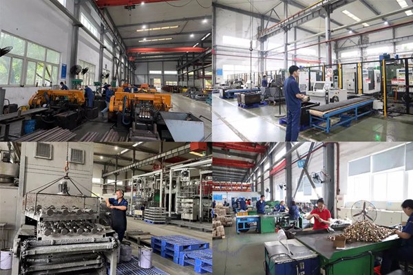 重標公司各個工序開足馬力搶抓生產，全力以赴生產三一重工、東方電氣、哈電集團等重點客戶急需產品。重慶機電集團供圖