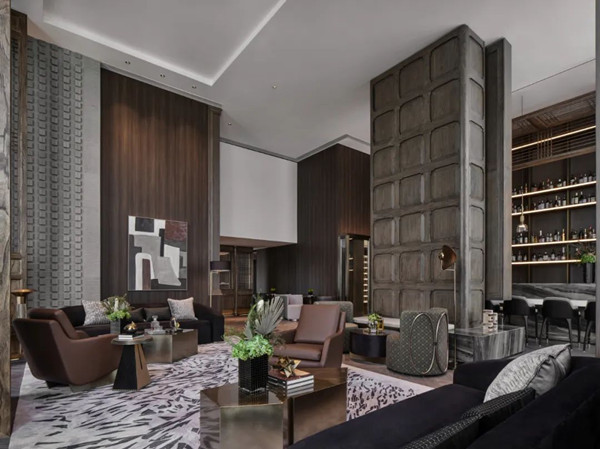 T1空中圈層會客廳紅酒雪茄吧實景圖。國浩·18T供圖