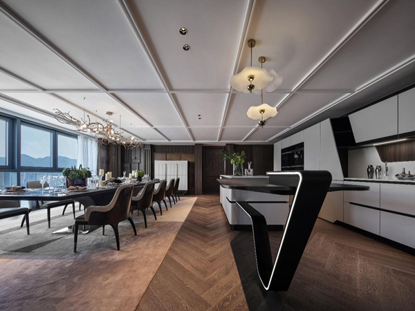 T1空中圈層會客廳私宴廳實景圖。國浩·18T供圖