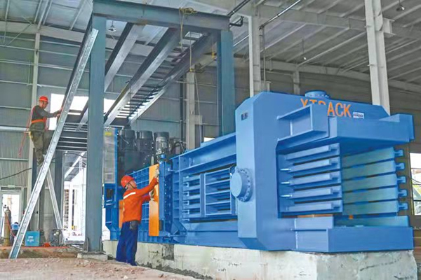 前鋒區建平集團輕工產業園進入設備安裝階段。廣安市委宣傳部供圖