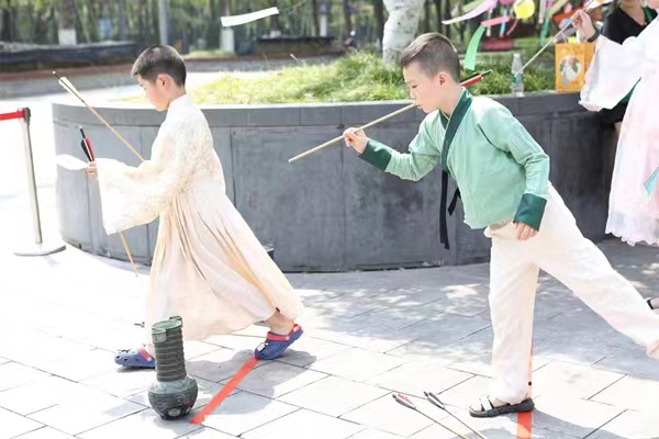 活動現場。共青團江北區委供圖