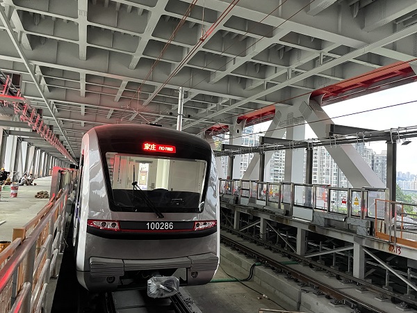 重慶軌道交通10號線二期。重慶市住房和城鄉建委供圖