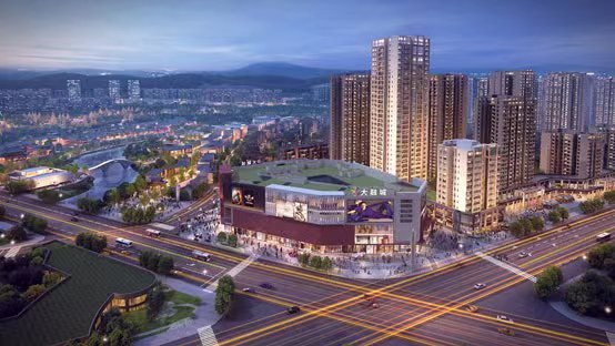 大足大融城購物中心效果圖。大足大融城供圖