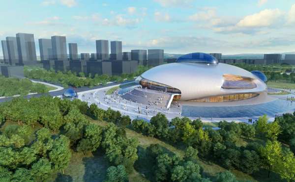 劇院效果圖。梁平區融媒體中心供圖