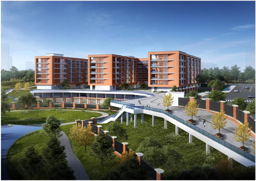 金開中學效果圖。施工方供圖