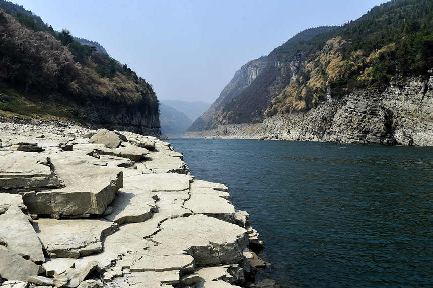 清澈的烏江。黃河攝