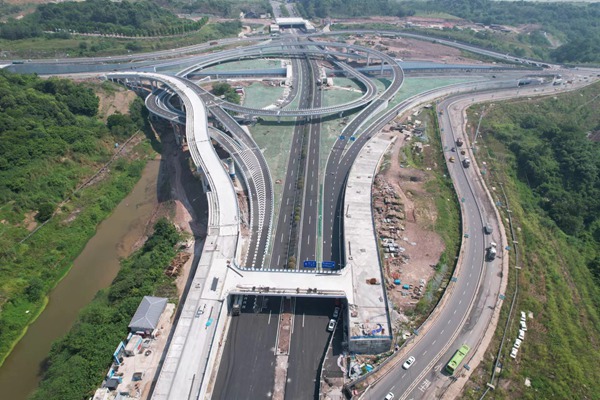 通江立交。重慶城發公司供圖