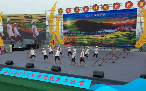 云陽縣2022中國農民豐收節現場。云陽縣委宣傳部供圖