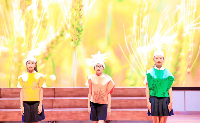 五谷小課堂——識五谷。童心小學供圖