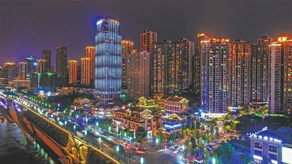 鎏嘉碼頭是國家級“夜間文旅消費集聚區”。資料圖