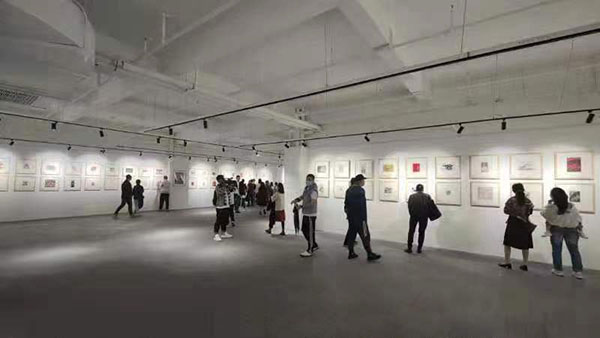 展覽現場。重慶市美術家協會供圖