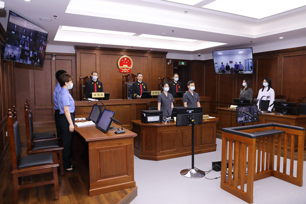 “鑫達潤澤公司非法集資系列案”宣判現場。尚博攝