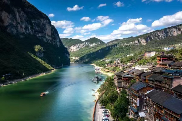 酉陽龔灘古鎮。酉陽旅投供圖