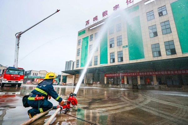 演練現場。永川區消防救援支隊供圖