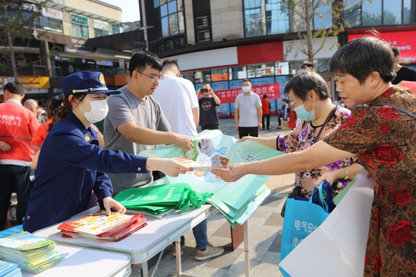 宣傳現場。潼南區消防救援支隊供圖