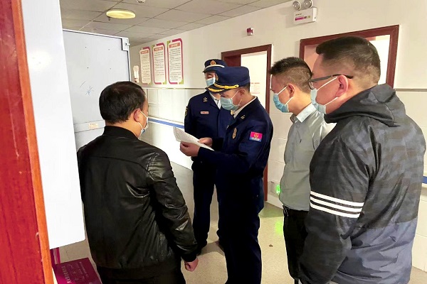 檢查現場。永川區消防救援支隊供圖