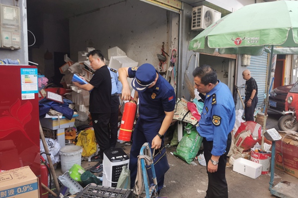 整治現場。奉節縣消防救援大隊供圖