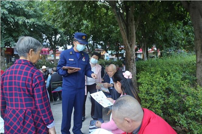 宣傳現場。奉節縣消防救援大隊供圖