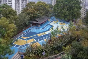 改造完成后的團結壩小區。龍湖供圖