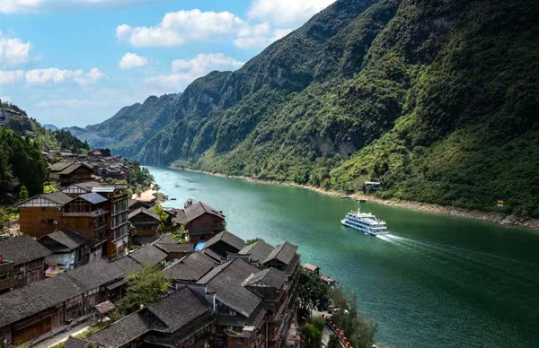 烏江畫廊 。酉陽旅投供圖