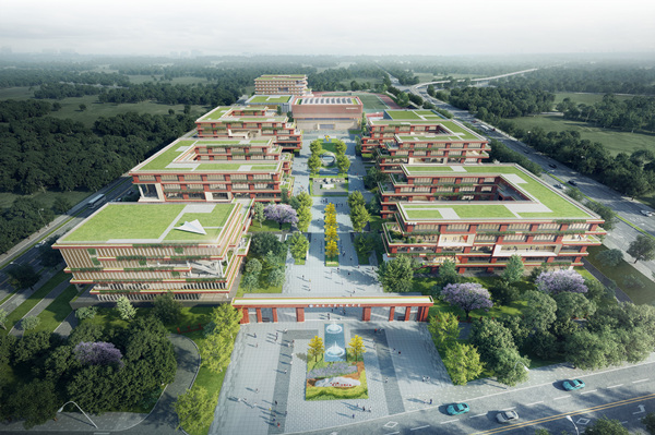 學校效果圖。大渡口區委宣傳部供圖