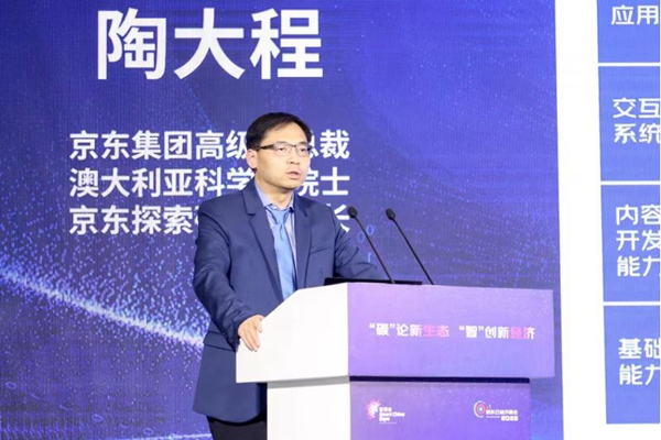 京東集團高級副總裁、京東探索研究院院長、澳大利亞科學院院士陶大程。京東科技供圖