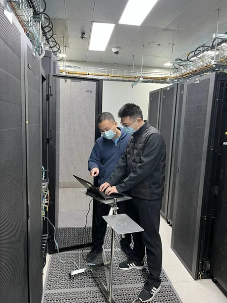 做好疫情期間金融系統運維工作。人民銀行重慶營業管理部供圖