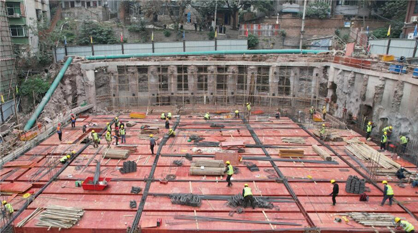 代家崗施工現場。楊圣龍攝