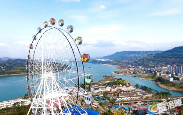 美心紅酒小鎮景區一角。美心紅酒小鎮供圖