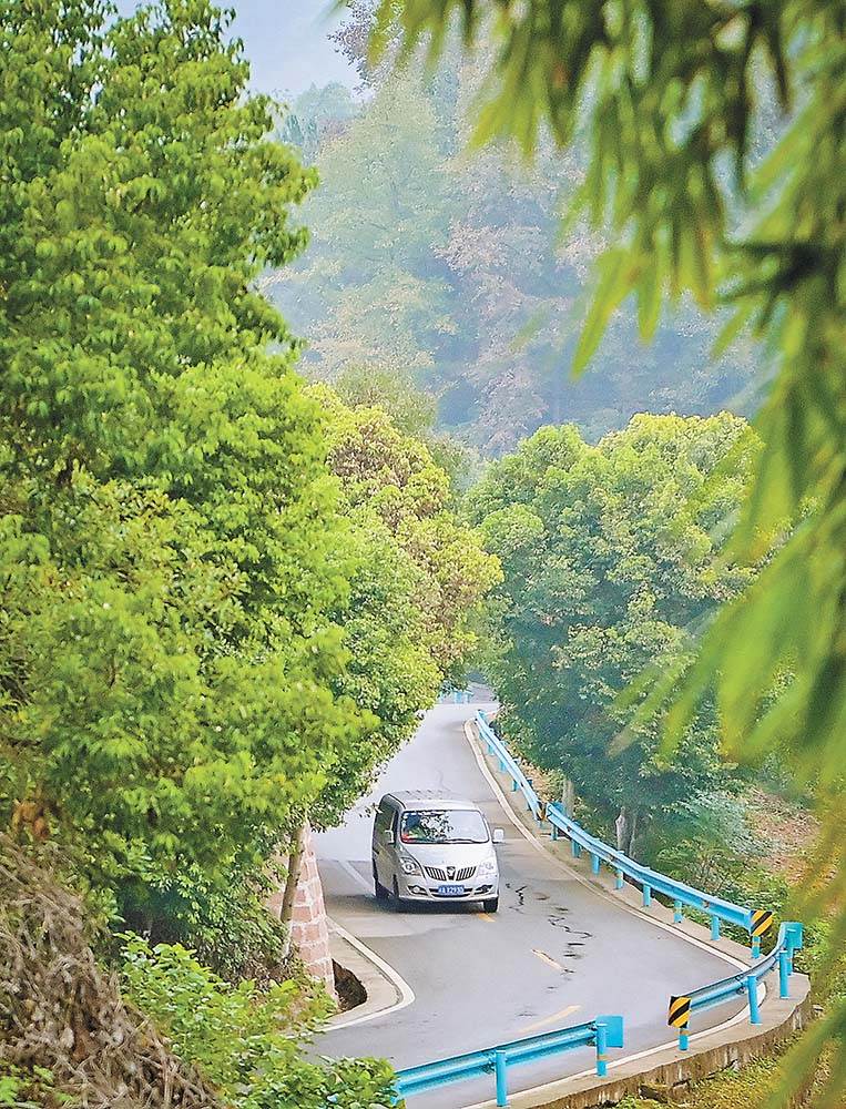 運輸 23日，滿載蔬菜包的運輸車輛在前往城區途中。