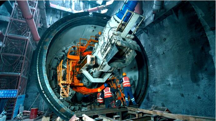 軌道交通6號線東延伸段進入TBM施工階段。重慶交通開投集團供圖