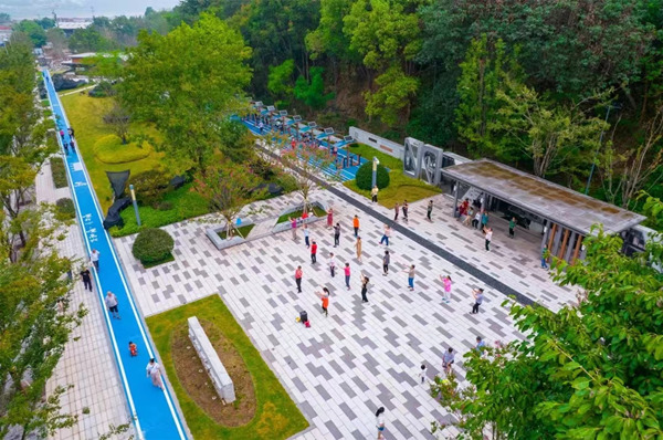 溫家溪生態健身公園。南岸區融媒體中心供圖