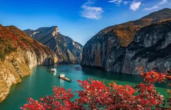 瞿塘峽美麗風景。奉節縣委宣傳部供圖