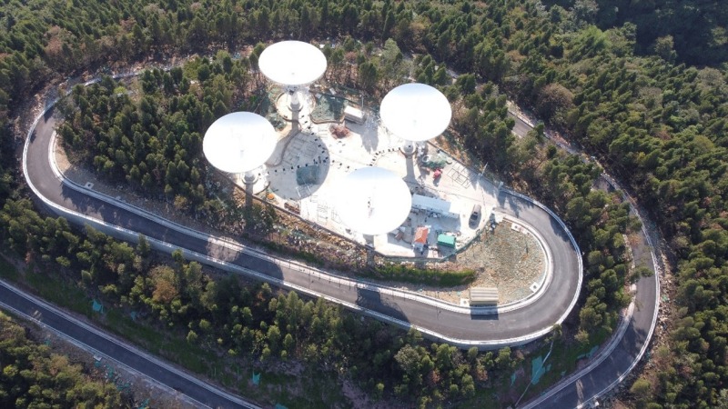 位于明月山的中國復眼一期。北理工重慶創新中心供圖