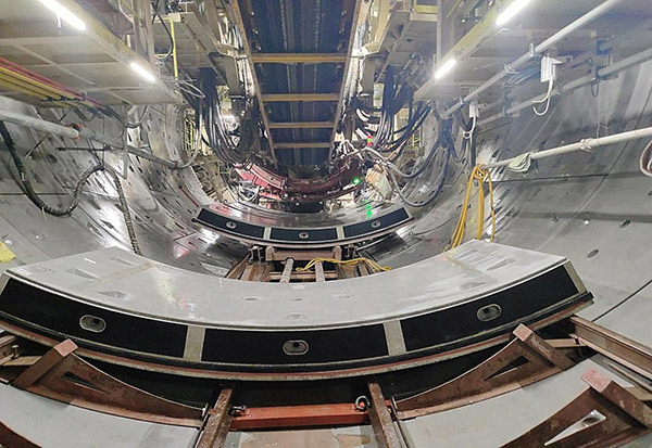 TBM掘進施工。施工方供圖