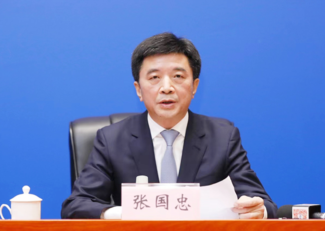 張國忠代表。石濤攝