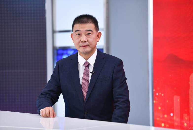 訪談現場。鄒樂攝